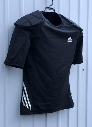 Компресионная футболка вратаря adidas techfit2 фото