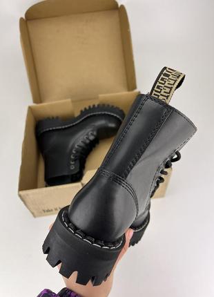 Ботинки steel 113/114/om/b на 8 люверсов, оригинальные ботинки стол женские черные