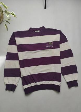 Светр lacoste chemise classic vintage 1980 striped2 фото