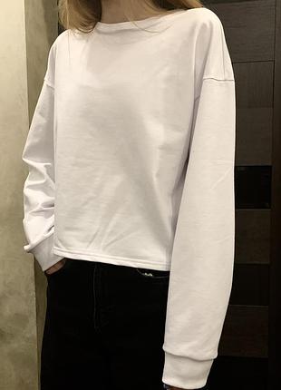 Жіночий світшот білий five stars