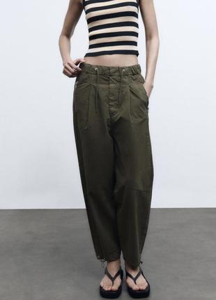 Нові штани джогери zara розмір с більшемірять2 фото