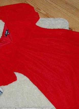 Чарівна вільна шифонова міні-сукня в горох з об'ємними рукавами missguided9 фото