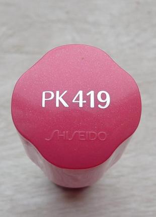 Зволожуюча помада shiseido perfect rouge pk 419 ariel надбитий куточок тестер