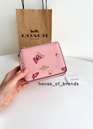 Coach jewelry box женская брендовая шкатулка для драгоценностей органайзер коуч коач оригинал на подарок жене на подарок девушке3 фото