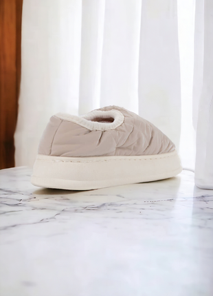 Тапочки - дутики, на овчине, зимние, тапки - дутики, на овчине, зимние