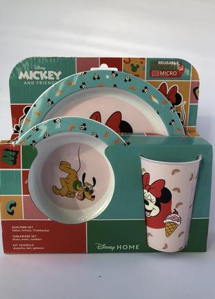 Набор детской посуды disney home mickey and friends2 фото