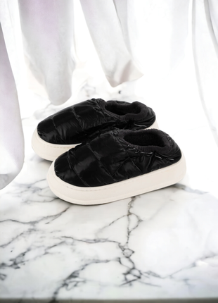 Тапочки - дутики, на овчине, зимние, тапки - дутики, на овчине, зимние