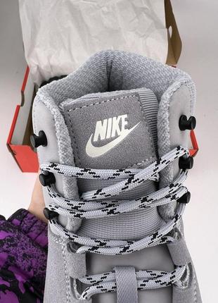 Черевики nike city classic boot grey dq5601-002, оригінальні черевики найк жіночі сірі6 фото