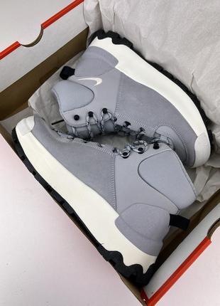 Черевики nike city classic boot grey dq5601-002, оригінальні черевики найк жіночі сірі8 фото