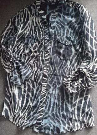 Блуза рубашечного кроя2 фото