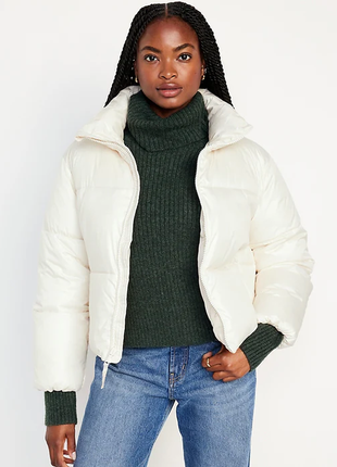 Укорочений пуховик куртка розмір м oldnavy