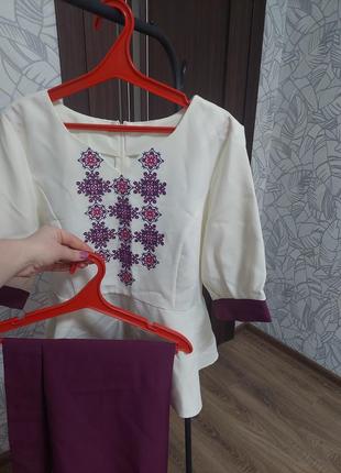Платье в украинском стиле3 фото
