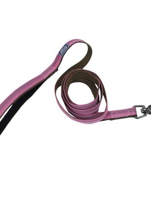 Светоотражающий поводок для собак coastal k9 explorer leash 1.6смх1.8м розовый (76484364396)