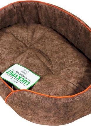 Лежак для собак lucky pet доллі №7 58 x 82 x 16 см коричневий (4820224213323)
