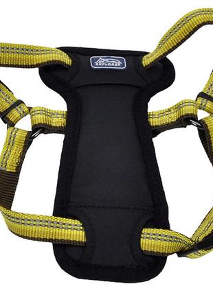 Шлея с нагрудником для собак светоотражающая coastal k9 explorer harness 2.3-4.5 кг (76484364402)