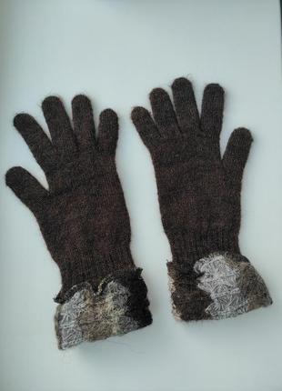 Рукавиці зимові missoni sport шерсть wool gloves for women2 фото