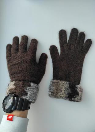 Варежки зимние missoni sport шерсть wool gloves for women