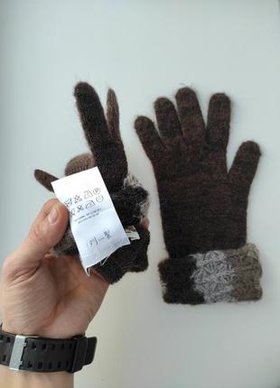 Варежки зимние missoni sport шерсть wool gloves for women8 фото