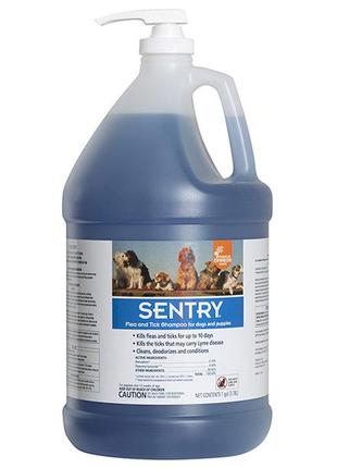 Шампунь проти бліх і кліщів для собак sentry tropical breeze shampoo 3.8 л (73091020424)
