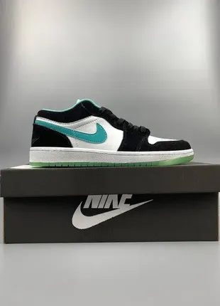 Новинка! nike air jordan 1 low black white. цена-1500грн!2 фото