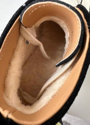 Високі кеди ugg на овчині8 фото