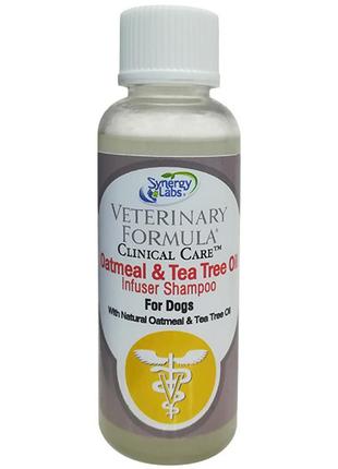 Шампунь для собак veterinary formula clinical care oatmeal&tea tree oil infuser shampoo 45 мл