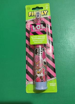 Детская электрическая зубная щётка для девочки куклы лол disney