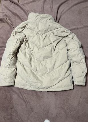 Зимова куртка молочного кольору8 фото