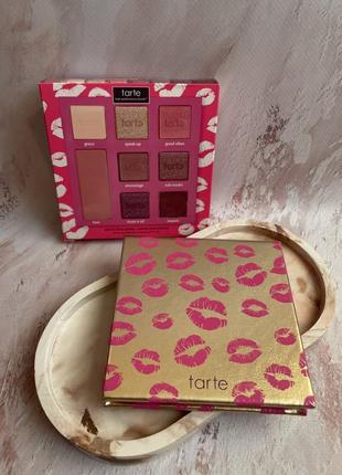 Палетка тіней для повік та румʼян tarte leave your mark volume ii eyeshadow palette4 фото