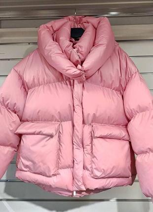 Жіноча зимова стьобана балонова куртка,женская зимняя стёганая балоновая тёплая куртка,тепла куртка,пуховик,пуффер2 фото