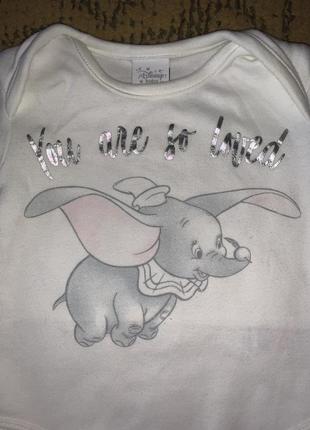 Боди disney 0-3 мес2 фото