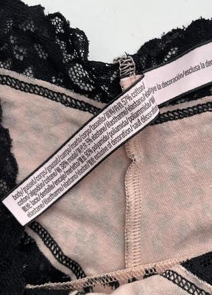 Трусики бикини victoria's secret леопардовые оригинал  stretch cotton cheeky panty7 фото