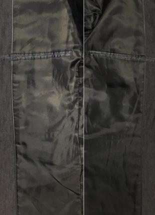 Піджак приталений льняний h&m розмір 48/м6 фото
