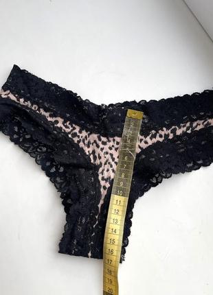 Трусики бикини victoria's secret леопардовые оригинал  stretch cotton cheeky panty9 фото