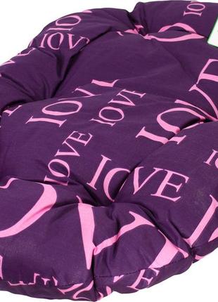 Лежак-подушка luсky pet "дрёма" №1 45x60 см фиолетовый (4820224217444)