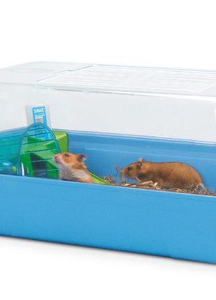 Клетка для хомяков savic rody hamster 55х39х26 см голубой (5411388016616)