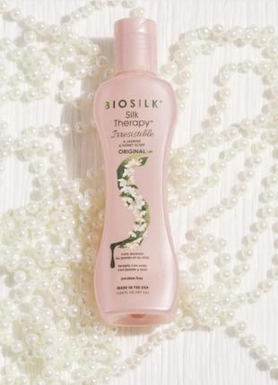 Шовк строватка для волосся  biosilk silk therapy1 фото