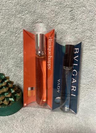 Набір для чоловіка в стилі cliniquehappy20ml+bulgari aqva 10ml