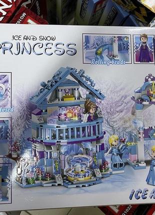 Конструктор для дівчинки крижаний замок принцес холодне серце для дівчаток lb 6382 фото