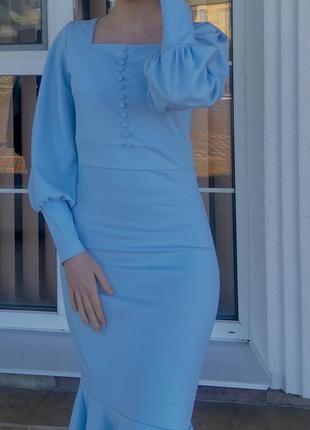 Ніжно-блакитне плаття 🤩3 фото