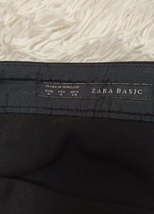 Юбка классическая черная zara7 фото