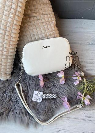 Сумка на довгій ручці cross-body сумочка трендова і стильна кроссбоди david jones