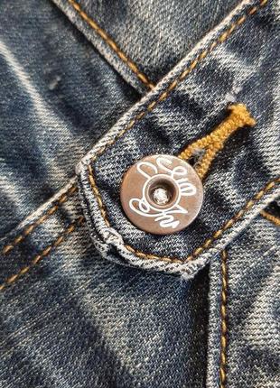 Юбка джинсовая брендовая р 40-44 ровного кроя8 фото