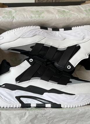 Чоловічі кросівки adidas niteball black white 28 фото