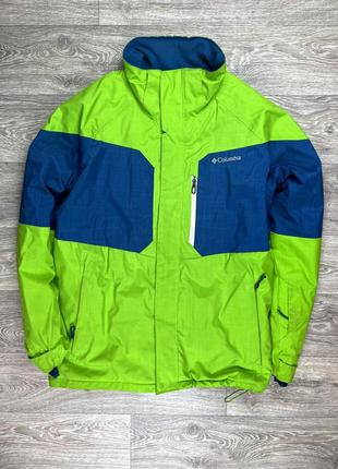 Columbia omni-tech куртка xl размер без капюшона горнолыжная салатовый оригинал