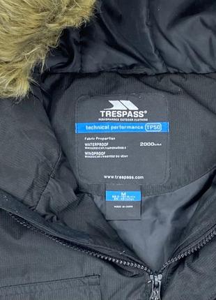 Trespass waterproof куртка парка м размер зимняя чёрная оригинал4 фото