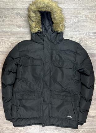 Trespass waterproof куртка парка м размер зимняя чёрная оригинал2 фото