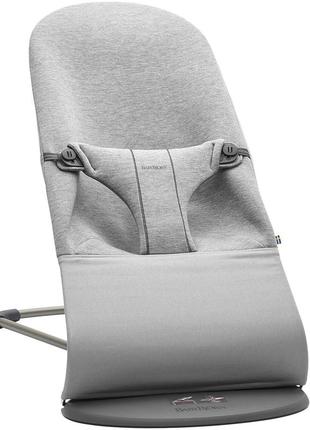 Крісло-шезлонг babybjorn balance bliss 3d jersey grey1 фото