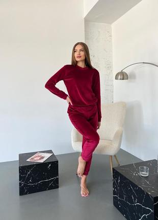 Плюшевий комплект. плюшева кофта та штани. плюшева піжама