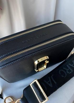 Женская сумка marc jacobs black люкс качество3 фото